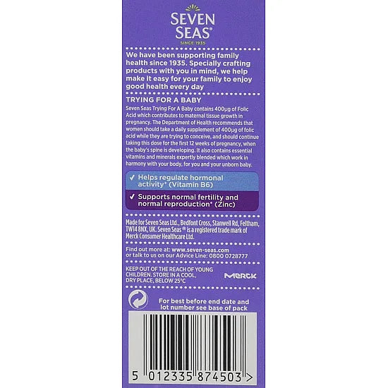 Seven Seas Trying For A Baby  - 28 Daily Mini Pills