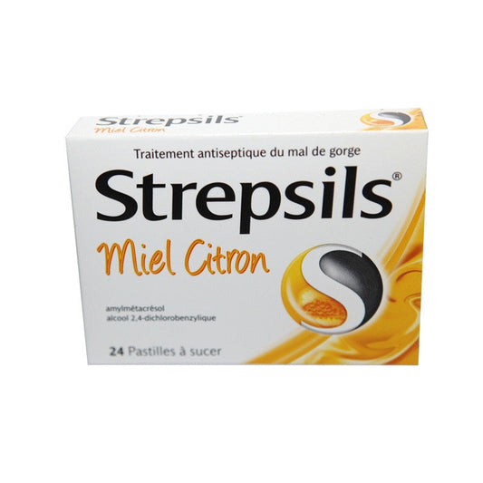 Strepsils Honey & Lemon Lozenges - 24 Pack