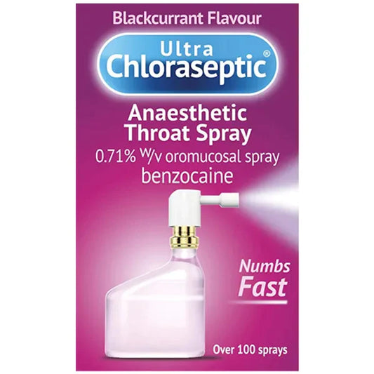 Anaesthetic Throat Spray with Blackcurrent - Ultra Chloraseptic by Ultra Chloraseptic