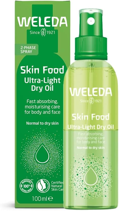 Weleda Skin Food Ultra Light Dry Oil with Sunflower and Almond Extracts 100ml