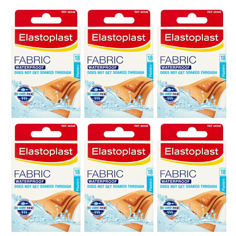 Waterproof Fabric Plasters - 20 Strips with Superior Flexibility