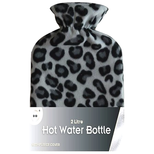 2 Litre Hot Water Bottle with Fleece Cover for Ultimate Comfort and Relief
